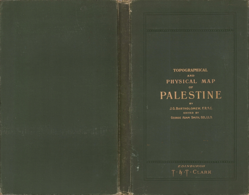 Topographical and Physical Map of Palestine. - Alternate View 2