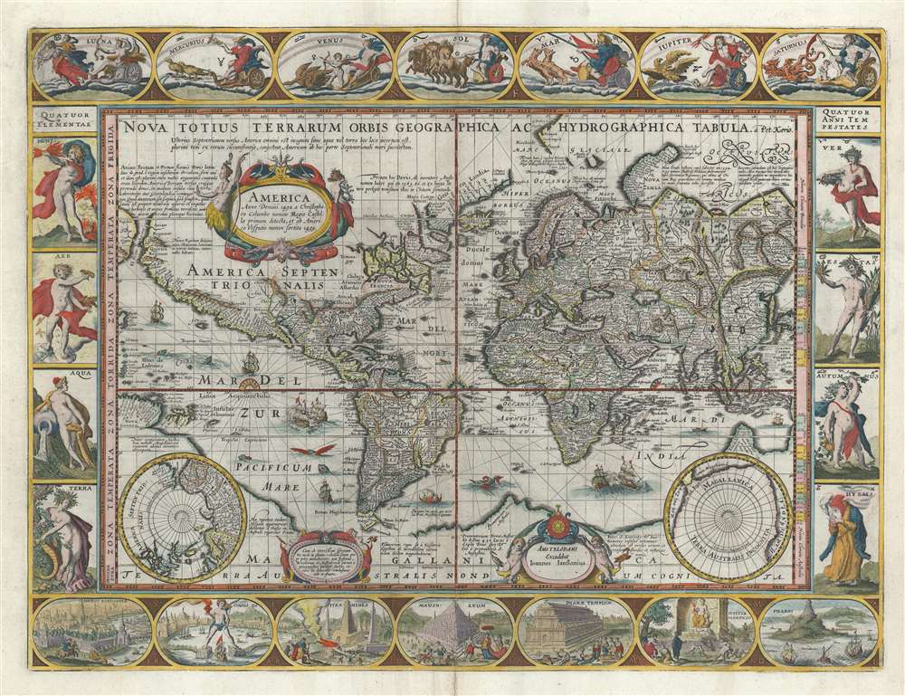 Nova Totius Terrarum Orbis Geographica ac Hydrographica Tabula. - Main View