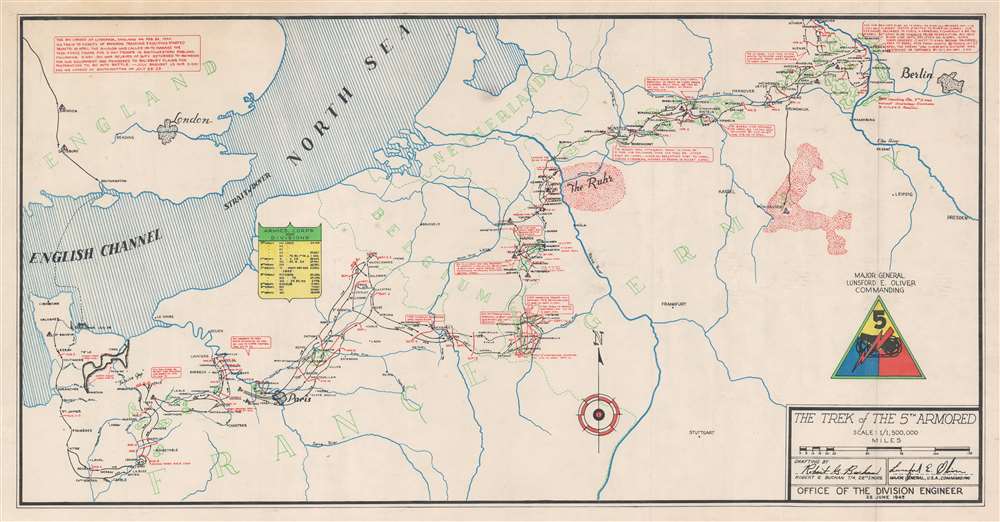 The Trek of the 5th Armored. - Main View