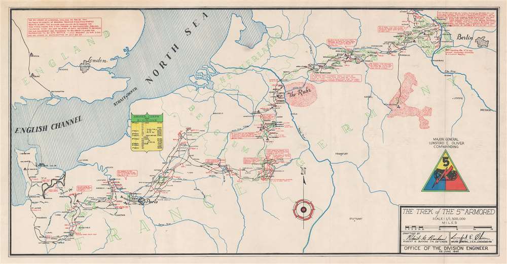 The Trek of the 5th Armored. - Main View