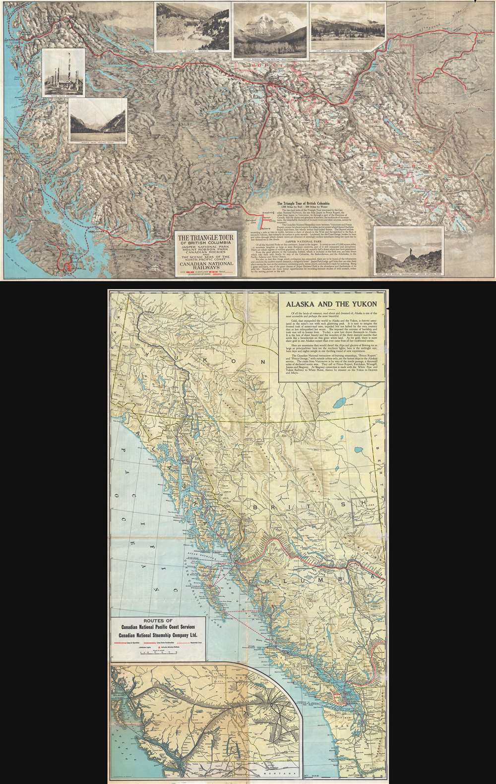The Triangle Tour of British Columbia. / Alaska and the Yukon. - Main View