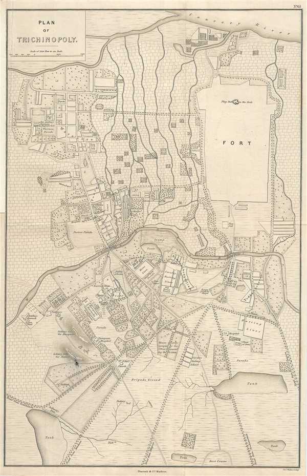 Plan of Trichinopoly. - Main View