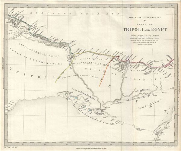 North Africa or Barbary V parts of Tripoli and Egypt. - Main View