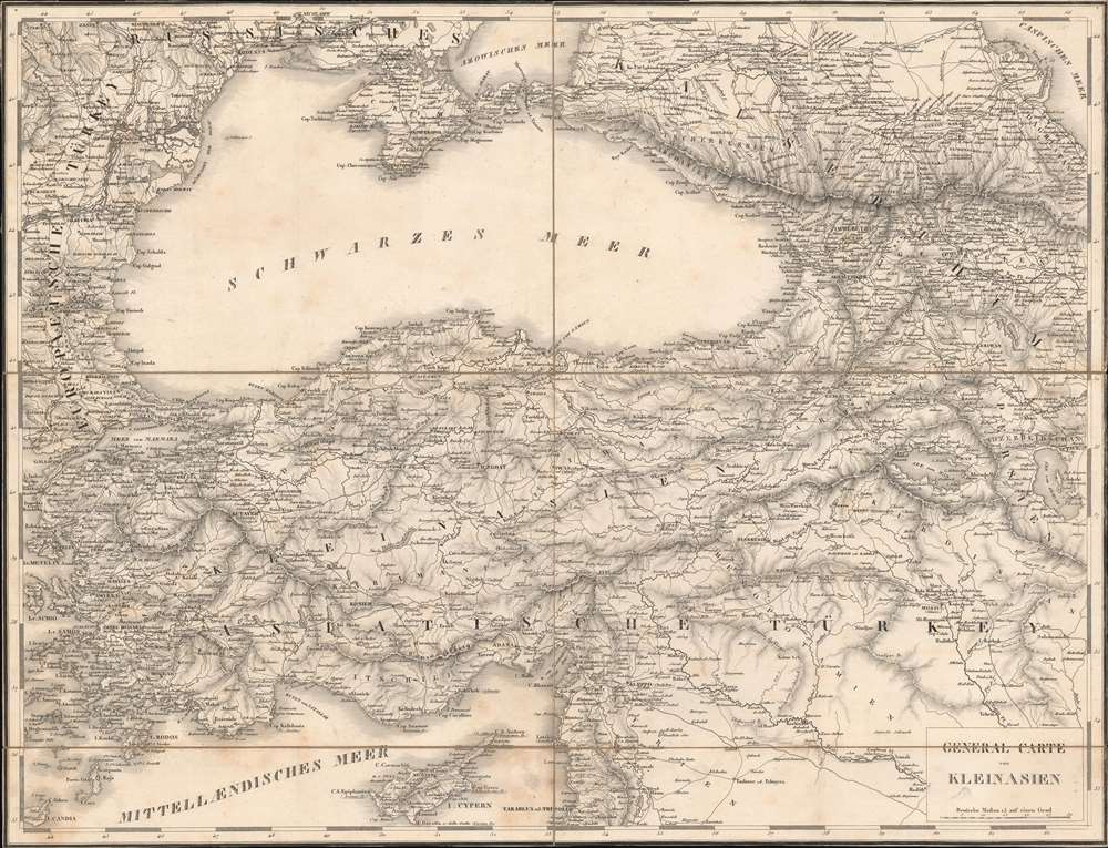 Carte der Europaeischen Tuerkey nebst einem Theile von Kleinasien in XXI. Blattern. - Alternate View 5