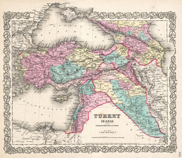 Turkey in Asia and the Caucasian Provinces of Russia. - Main View