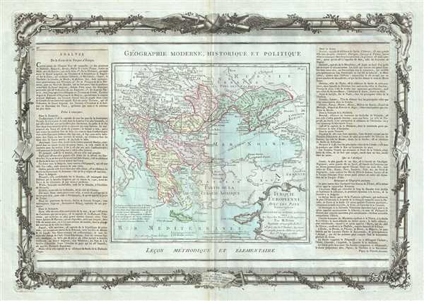 Turquie Europeenne, Avec Les Pays limitropes ou Theatre de la Guerre Actuelle. - Main View