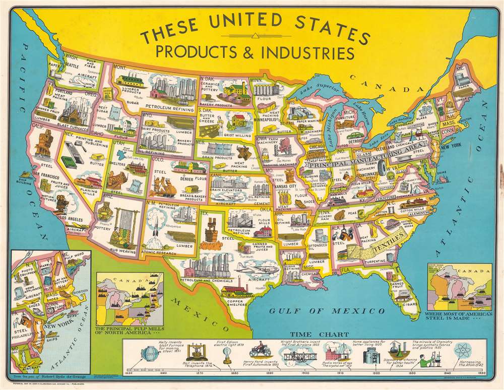 The United States Products and Industries. - Main View