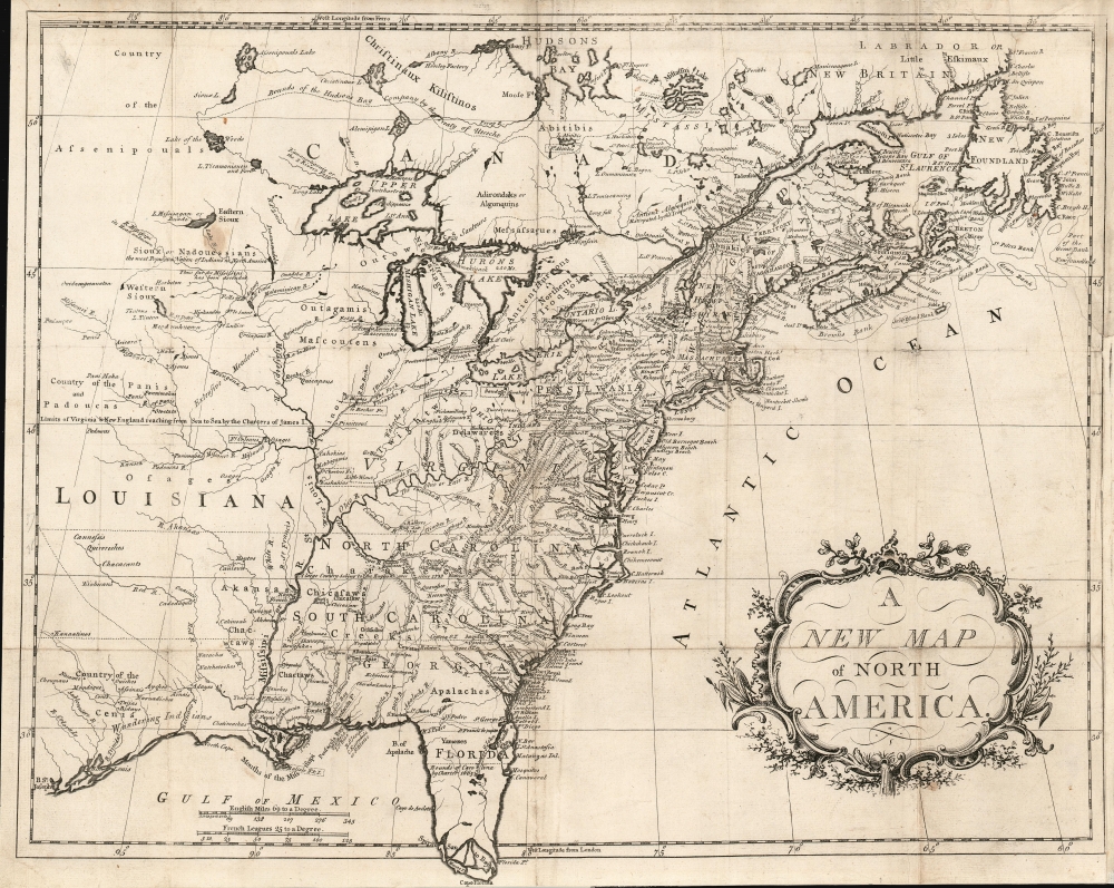 A New Map of North America. - Main View