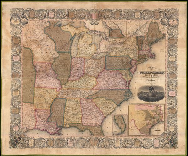 Map of the United States from the Best Authorities. - Main View