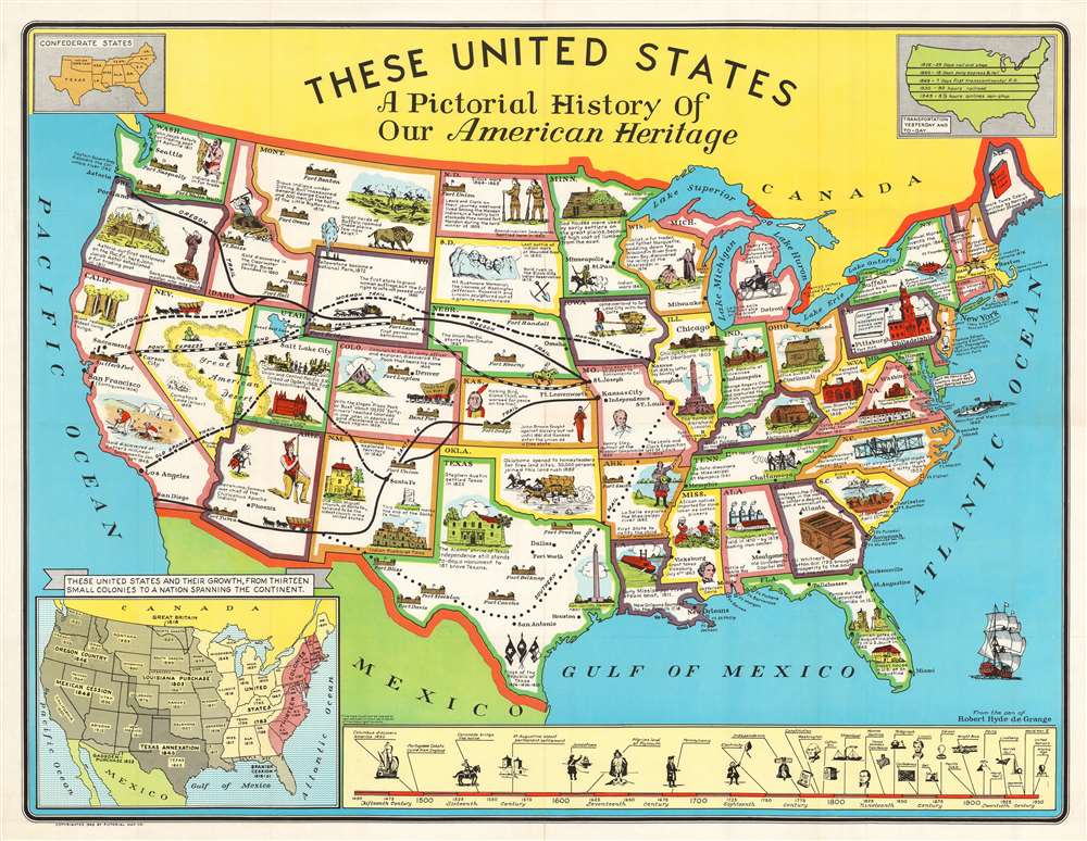 These United States A Pictorial History of Our American Heritage. - Main View