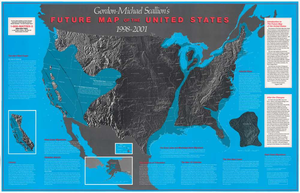 Gordon-Michael Scallion's Future Map of the United States. - Main View