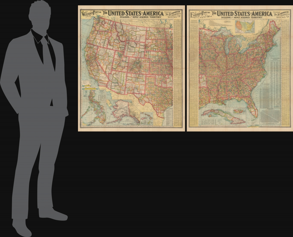 Eastern Part of The United States of America including all the Newly Acquired Territory. - Alternate View 1