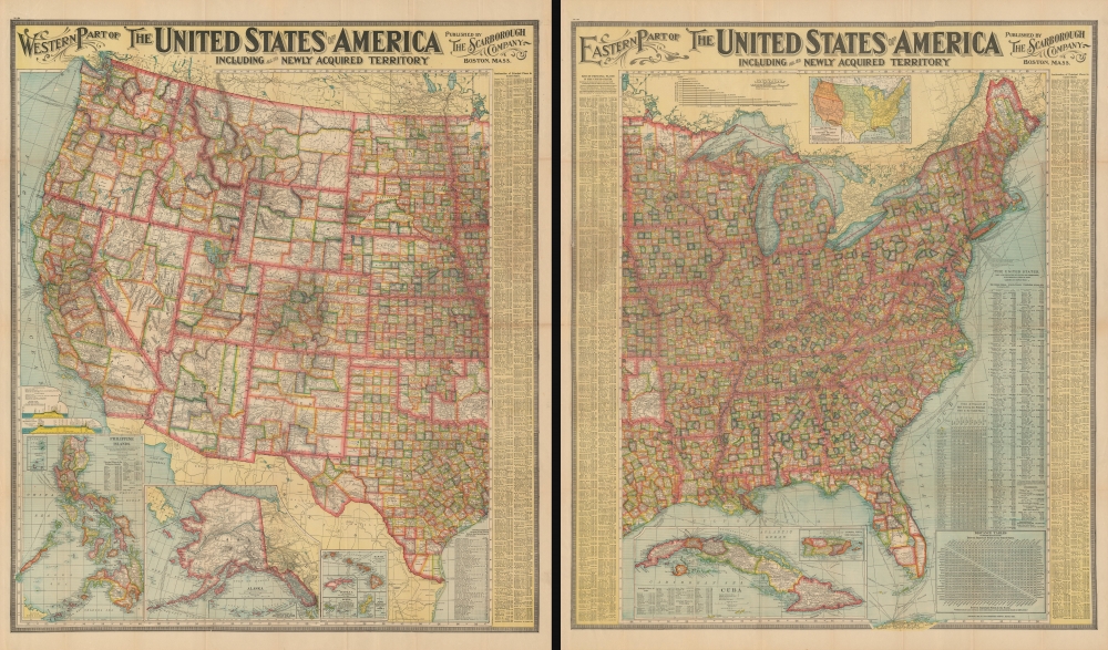 Eastern Part of The United States of America including all the Newly Acquired Territory. - Main View