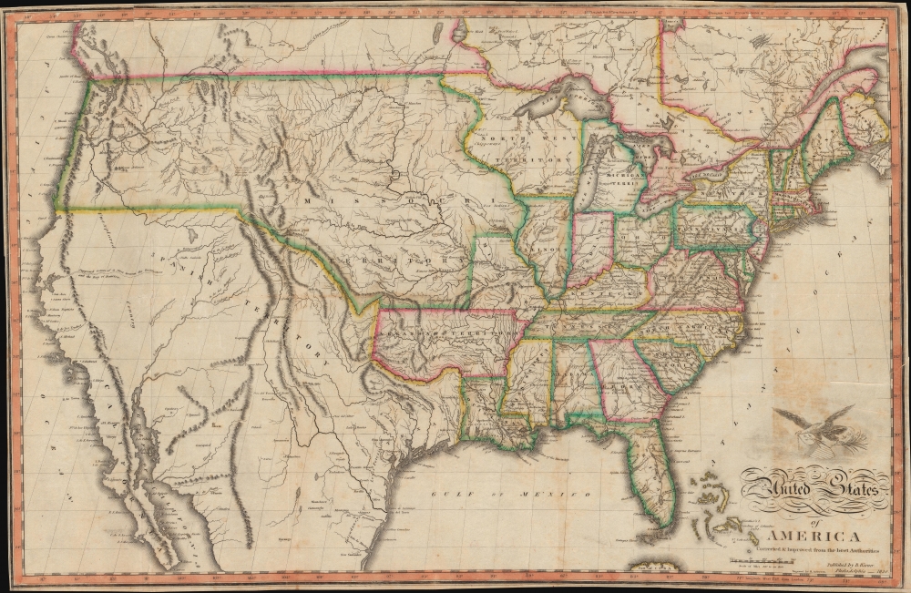 Map of the Spanish empire at its greatest extend in 1790 Stock