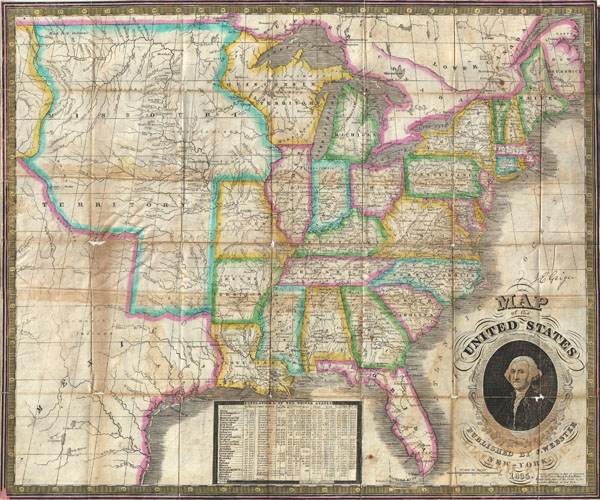 Map of the United States. - Main View