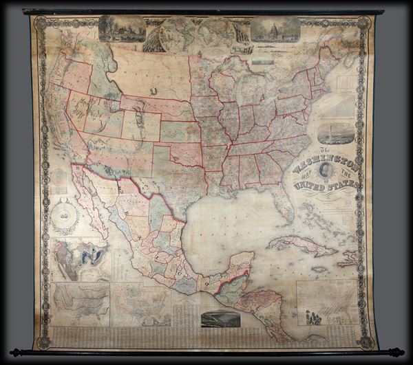 The Washington Map of the United States. - Main View