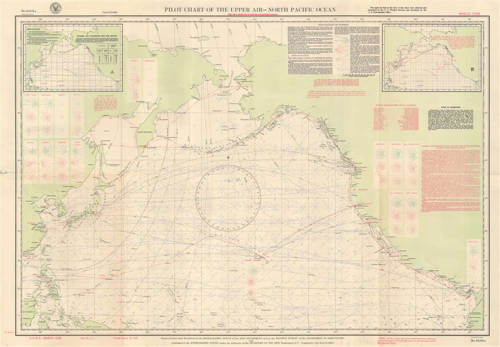 Pilot Chart of the Upper Air - North Pacific Ocean. - Main View