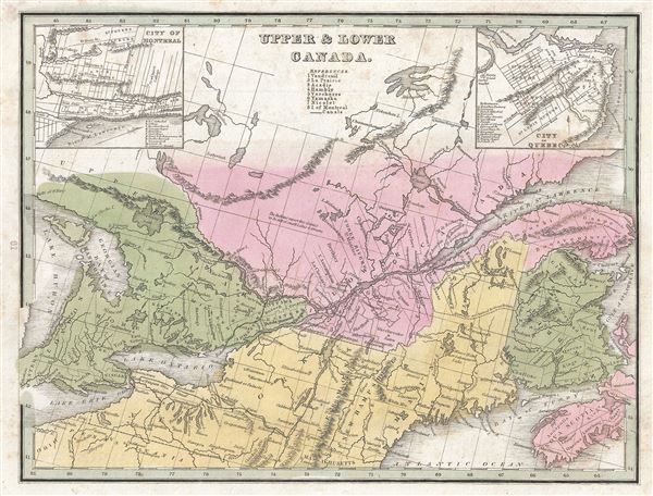 Upper and Lower Canada. - Main View