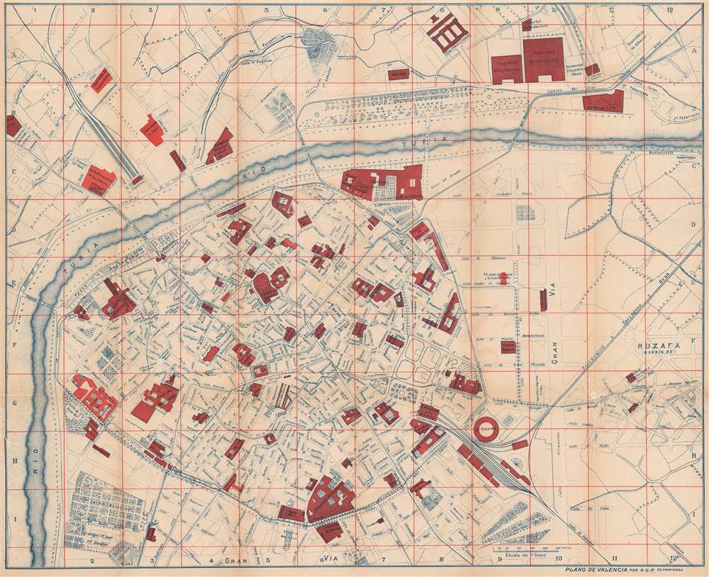 Plano de Valencia. - Main View