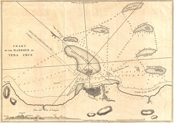 Chart of the Harbour of Vera Cruz. - Main View