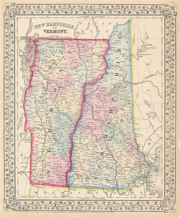 New Hampshire and Vermont. - Main View
