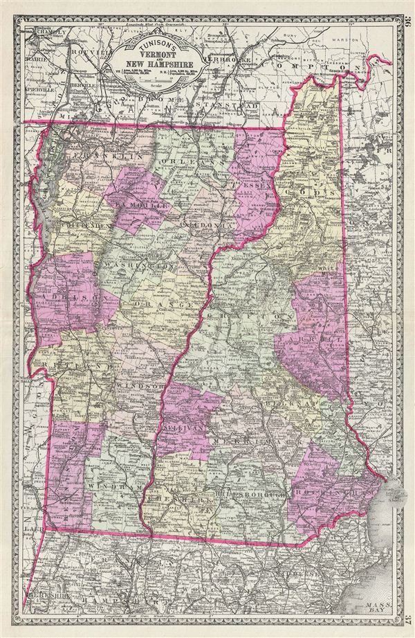 Tunison's Vermont and New Hampshire. - Main View