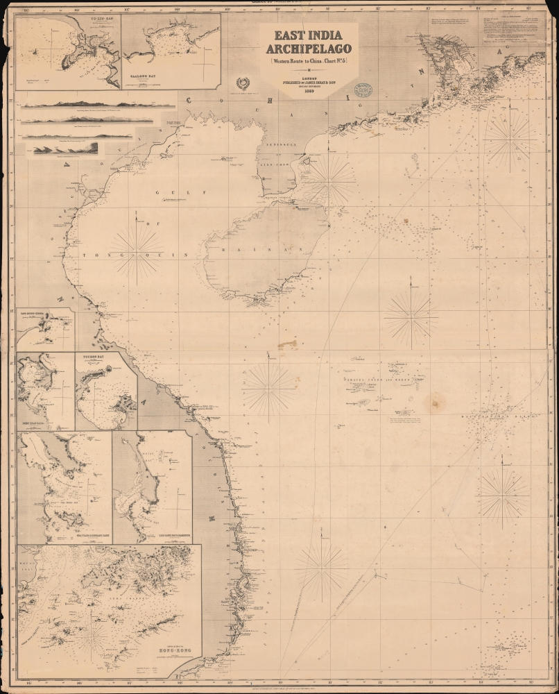 East India Archipelago. [Western Route to China. Chart No. 5]. - Main View