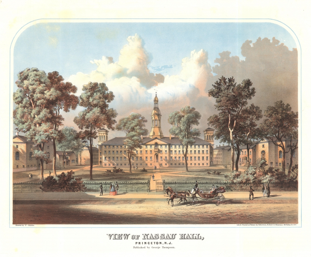 View of Nassau Hall, Princeton, N. J. - Main View