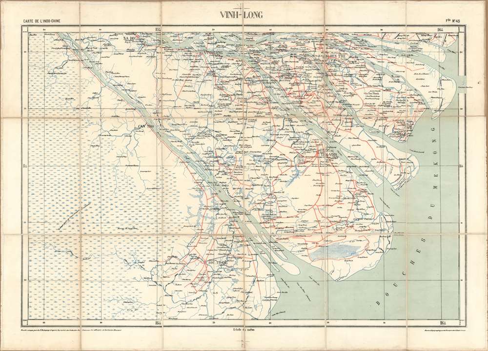 Vinh-Long. / Carte de L'Indo-Chine. - Main View