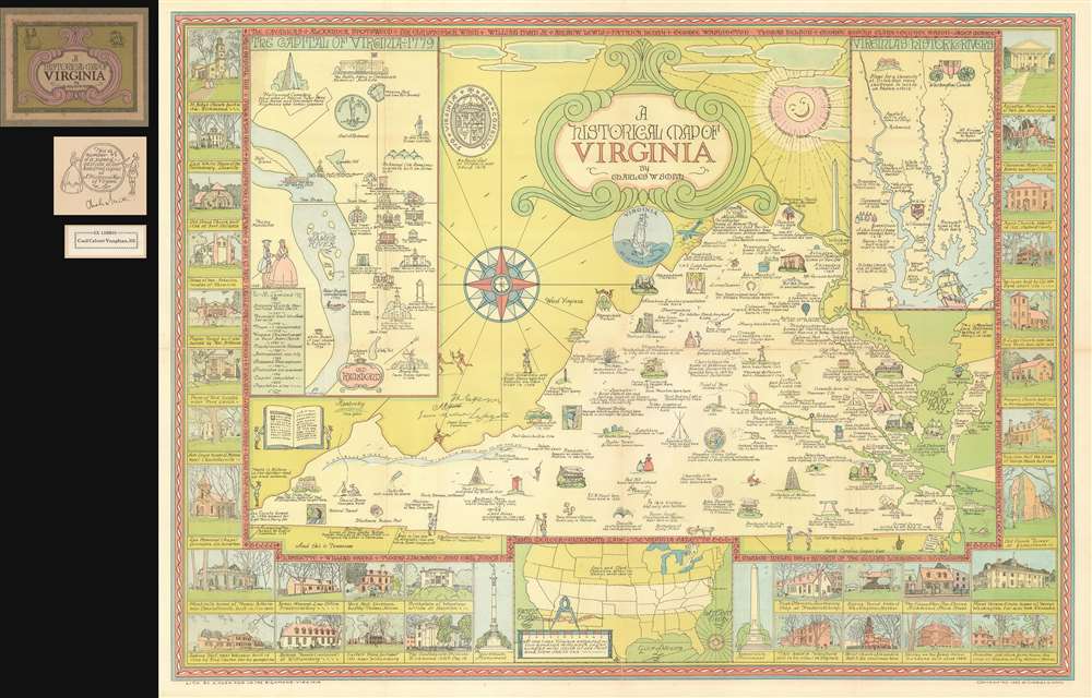 A Historical Map of Virginia. - Main View