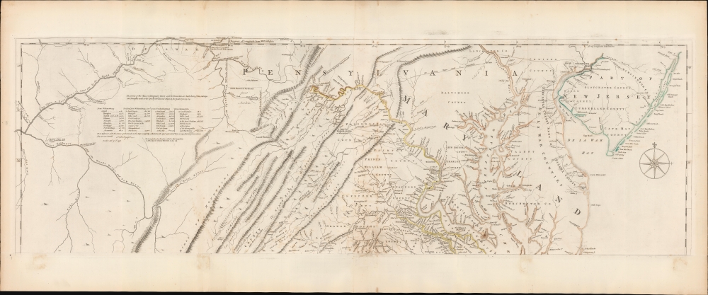 A Map of the most Inhabited part of Virginia containing the whole Province of Maryland with Part of Pensilvania, New Jersey and North Carolina drawn by Joshua Fry and Peter Jefferson in 1775. - Alternate View 3