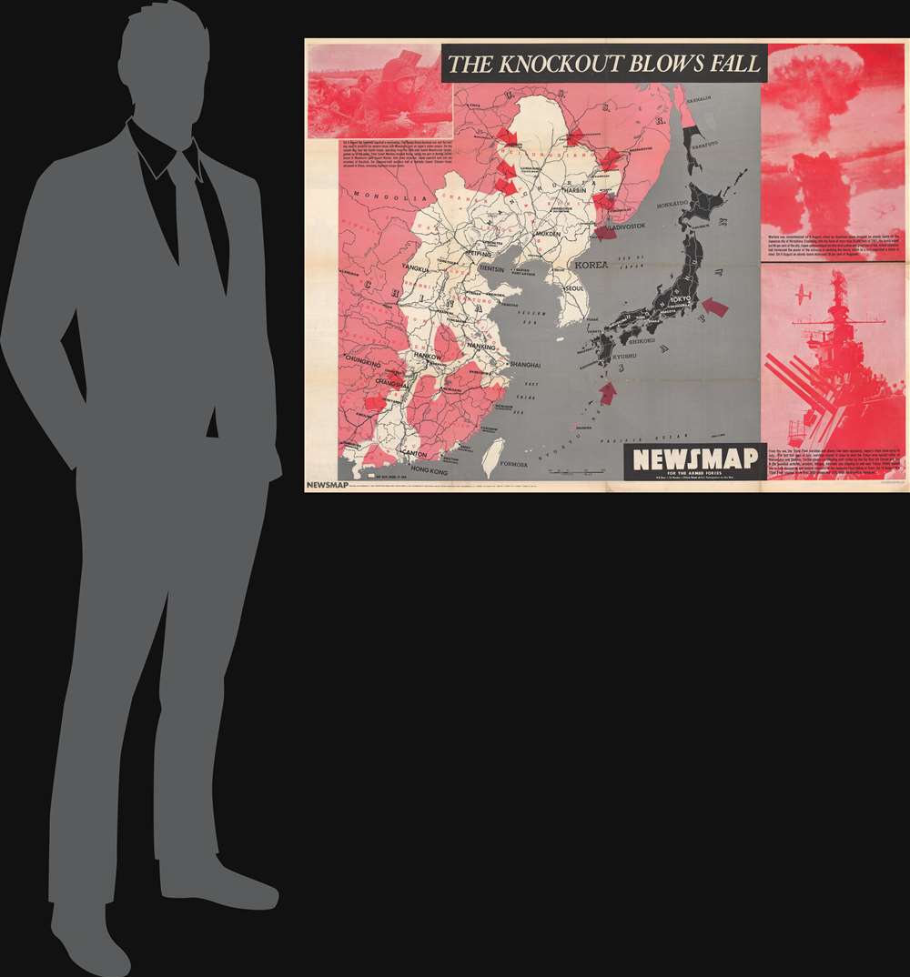 NEWSMAP For the Armed Forces. V-E Day + 15 Weeks - 192nd Week of U.S. Participation in the War. - Alternate View 1