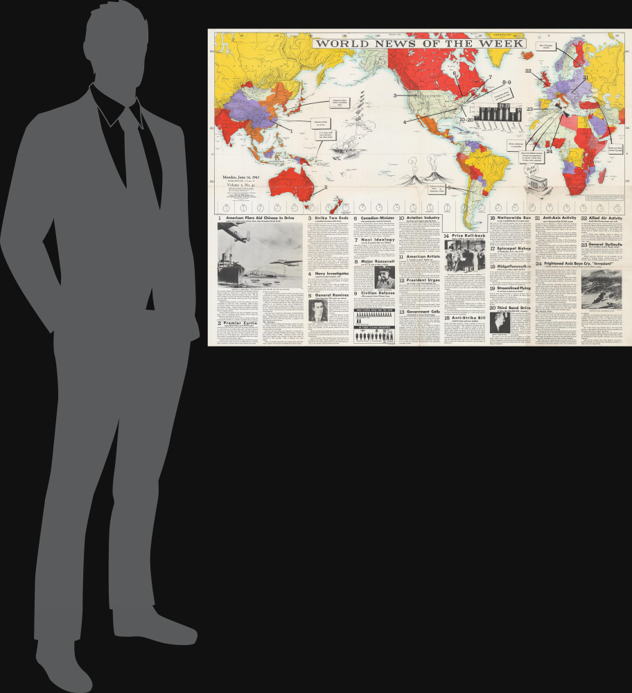 World News of the Week Monday, June 14, 1943 Covering Period June 4 to ...