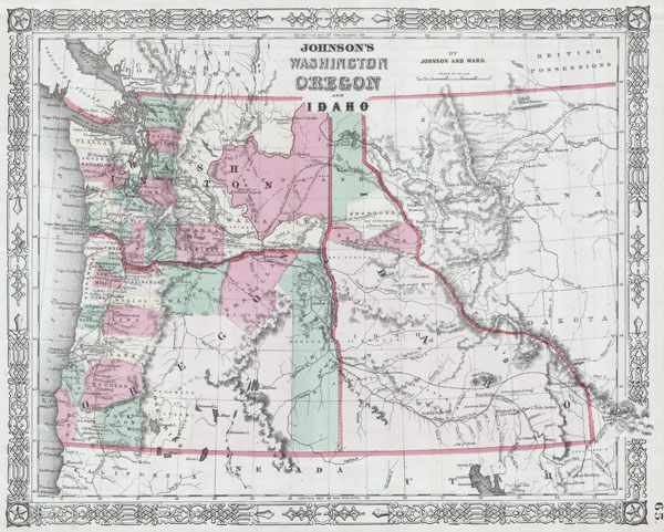 Johnson’s Washington Oregon and Idaho. - Main View