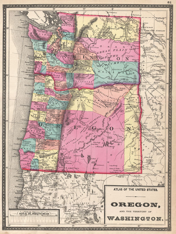Oregon, and the Territory of Washington. - Main View