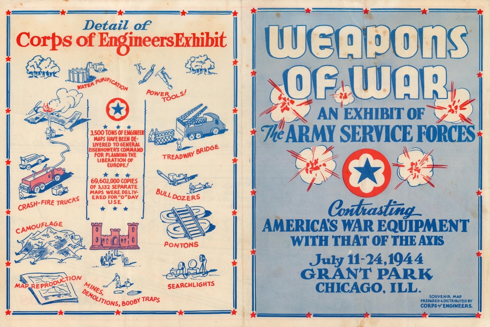 Weapons of War An Exhibit of the Army Service Forces Contrasting America's War Equipment with that of the Axis. - Alternate View 1