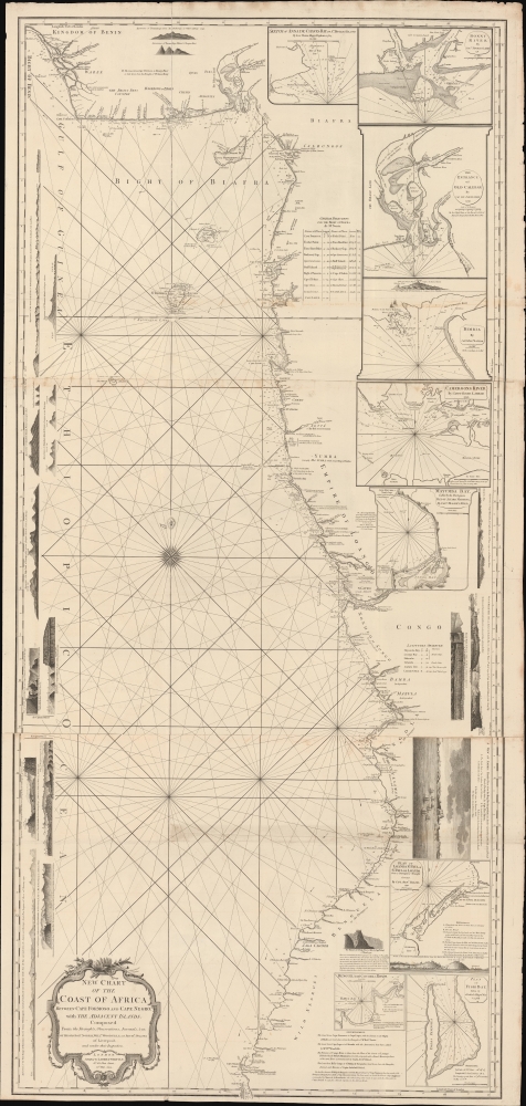 New Chart of the Coast of Africa between Cape Formoso and Cape Negro, with the Adjacent Islands. - Main View