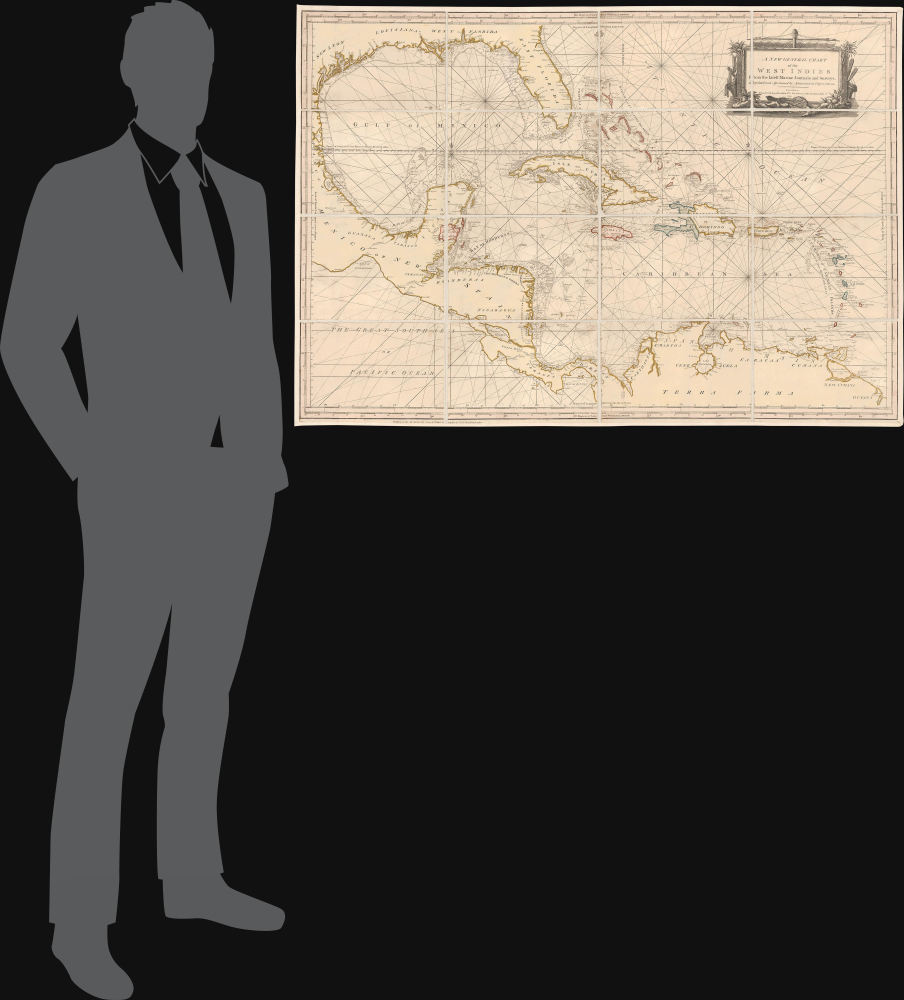 A New General Chart of the West Indies From the latest Marine Journals and Surveys, Regulated and Ascertained by Astronomical Observations. - Alternate View 1