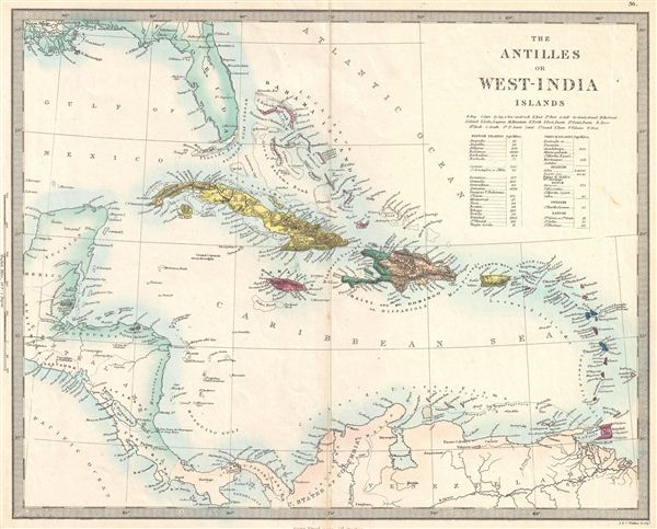 The Antilles or West-India Islands. - Main View