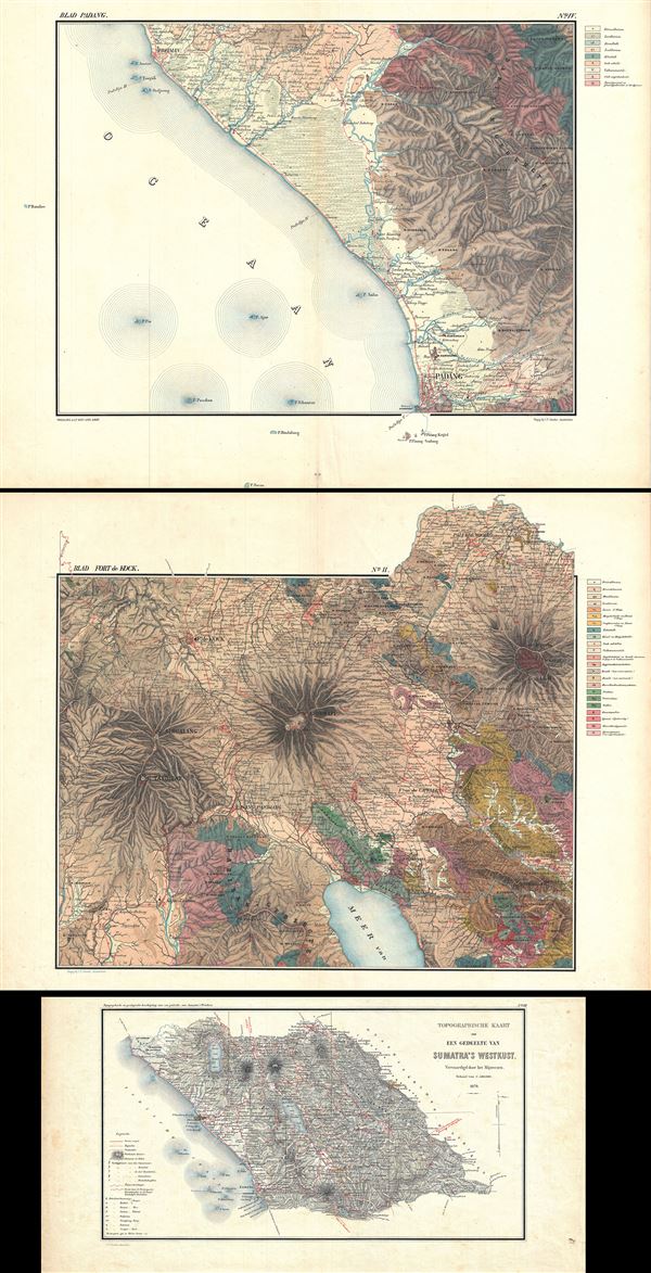 Topographische en Geologische Beschrijving van een gedeelte van Sumatra's Westkust. - Main View