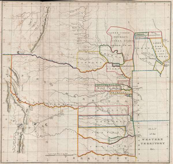 Map of the Western Territory and c. - Main View