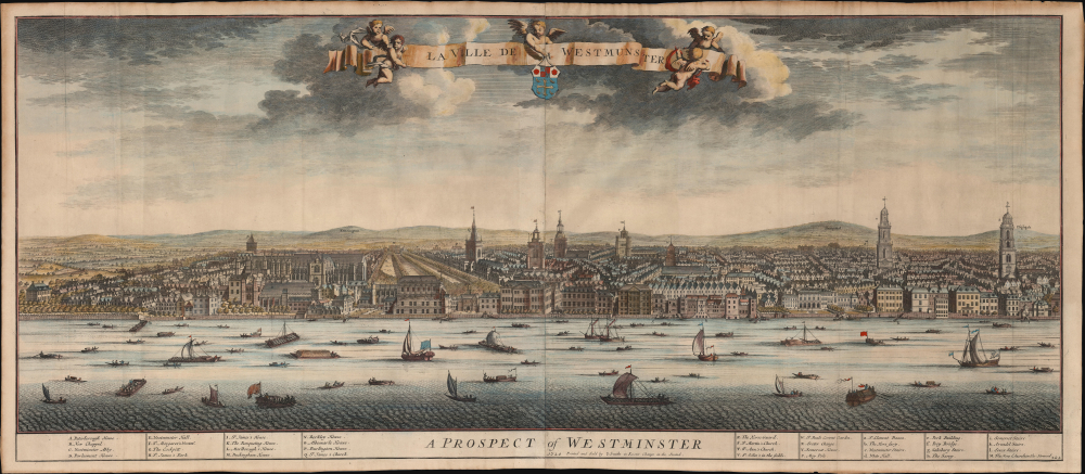 La Ville de Westmunster. / A Prospect of Westminster. - Main View