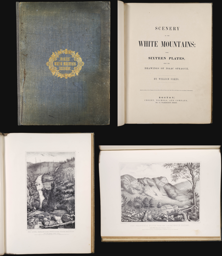 1848 Oakes Views of White Mountains, New Hampshire