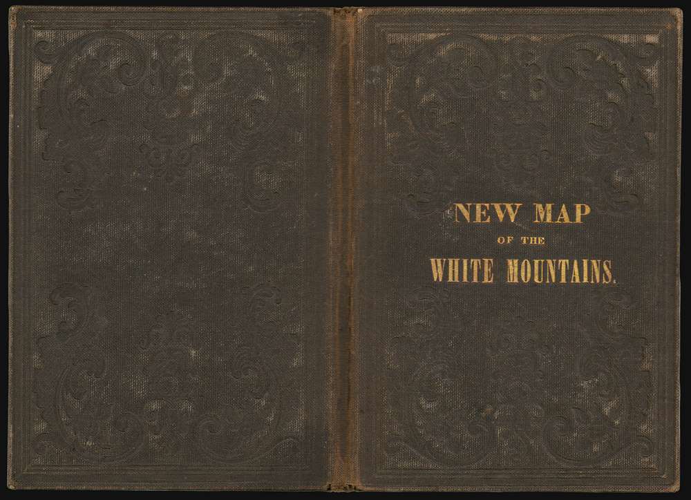 Map of the White Mountains New Hampshire from Original Surveys. - Alternate View 1