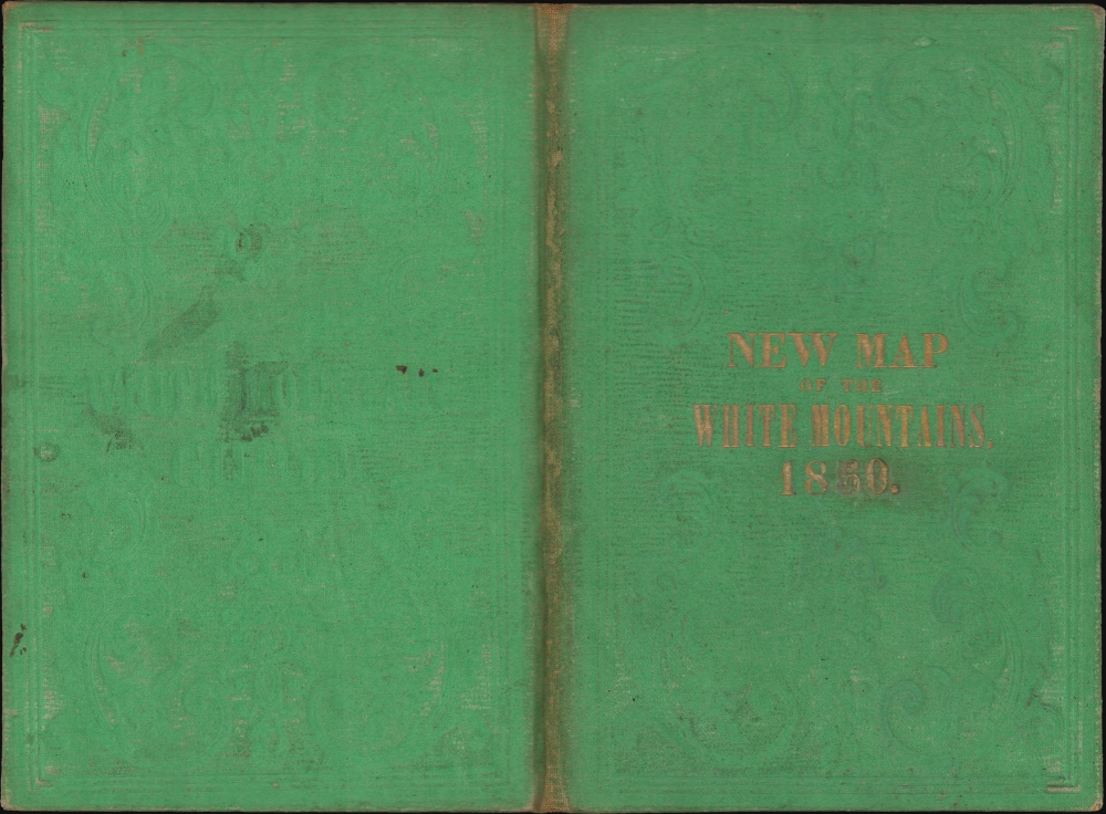 Map of the White Mountains New Hampshire from Original Surveys. - Alternate View 1