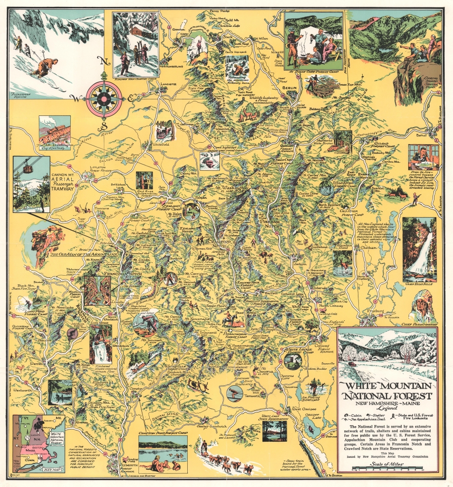 White Mountain National Forest New Hampshire-Maine. - Main View