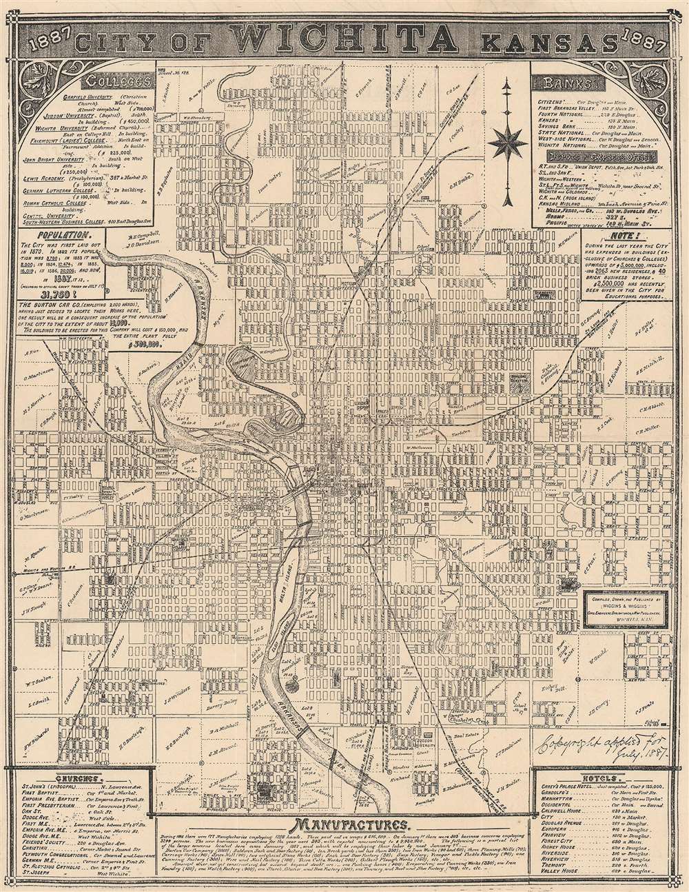 City of Wichita Kansas. - Main View