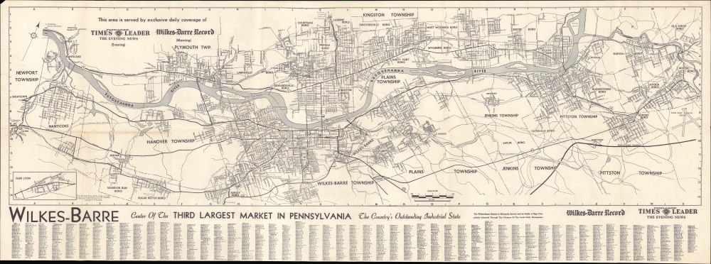 Wilkes-Barre Center of the Third Largest Market In Pennsylvania the Country's Outstanding Industrial State. - Main View