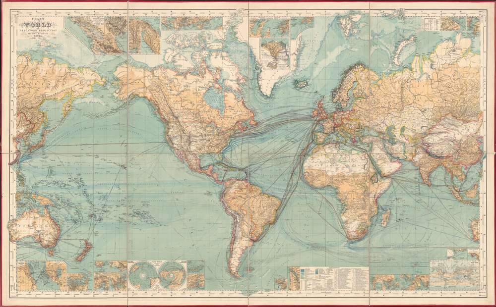 Chart of the World on Mercator's Projection. - Main View