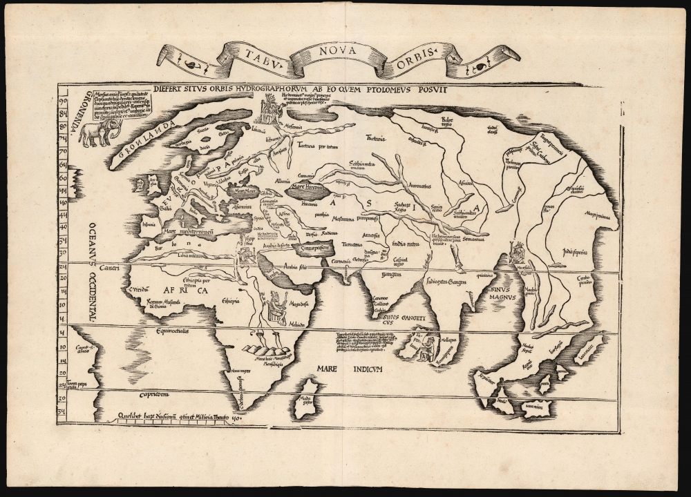 1522 / 1535 Waldseemüller / Fries Map of the World